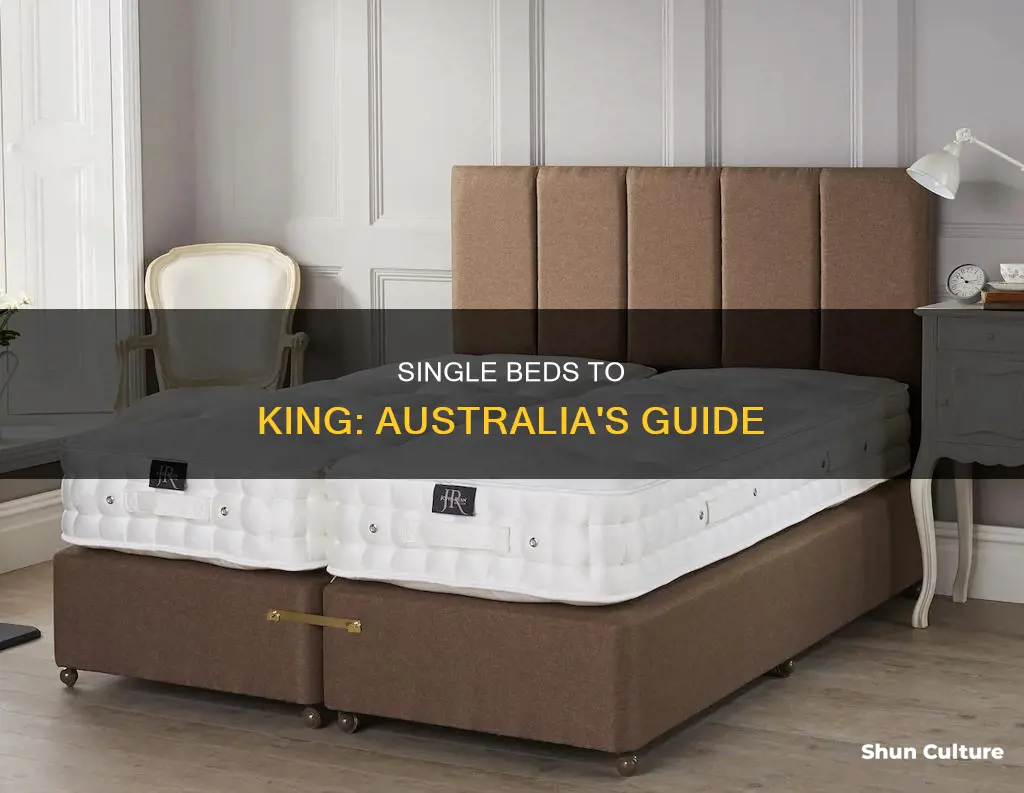 do two single beds make a king australia