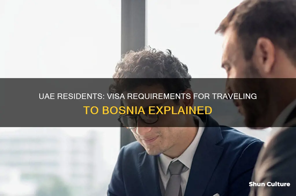 do uae residents need visa to bosnia