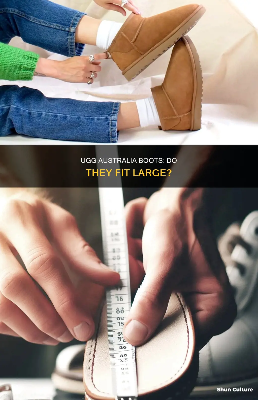 do ugg australia boots run big
