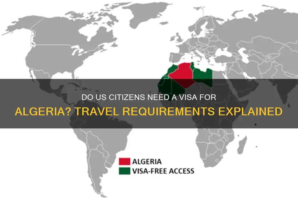 do us citizens need a visa for algeria