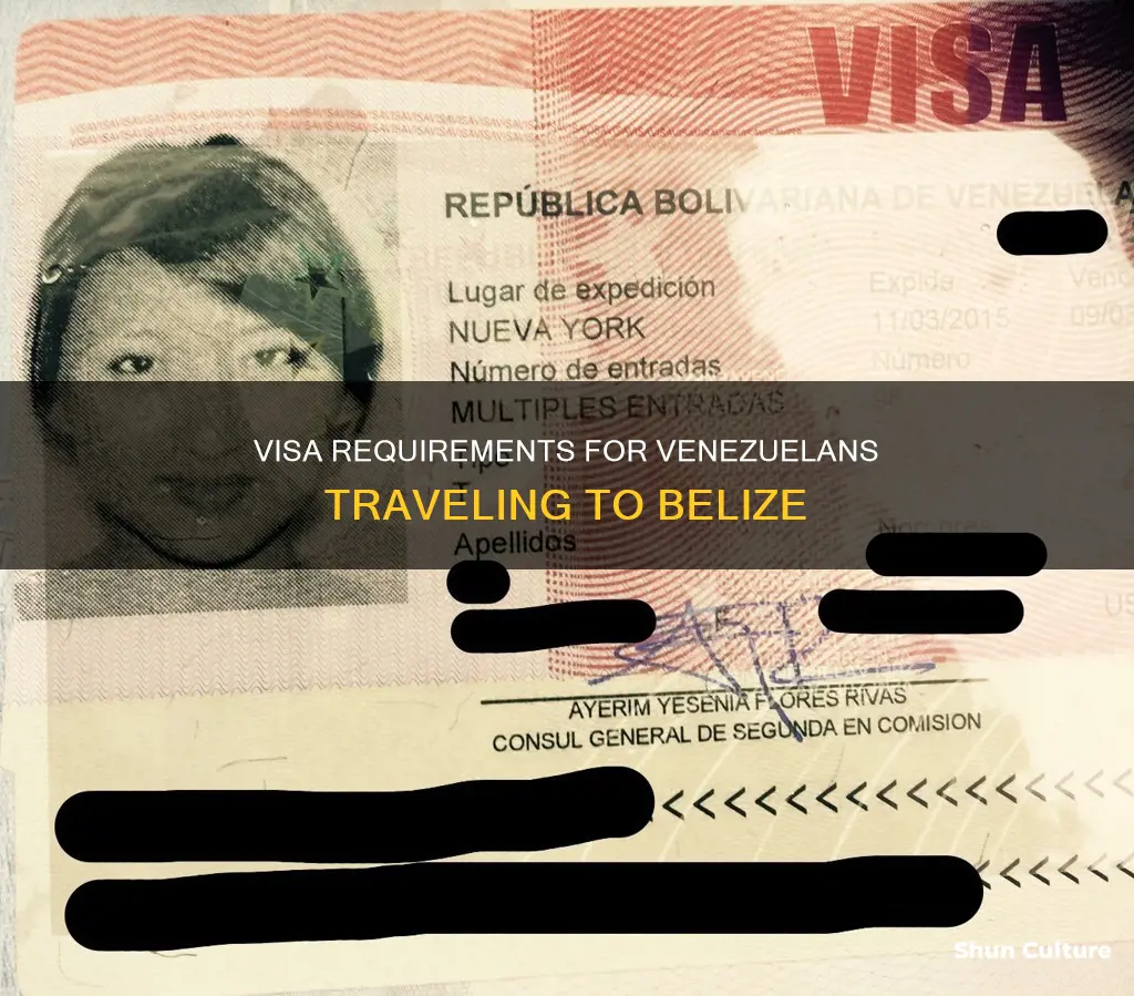 do venezuelans need visa for belize