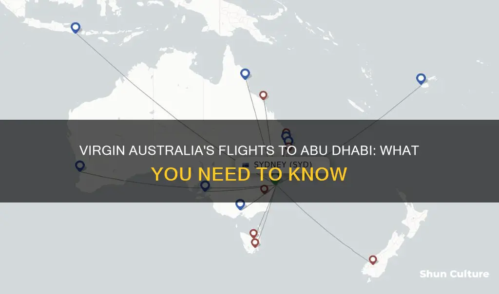 do virgin australia fly to abu dhabi