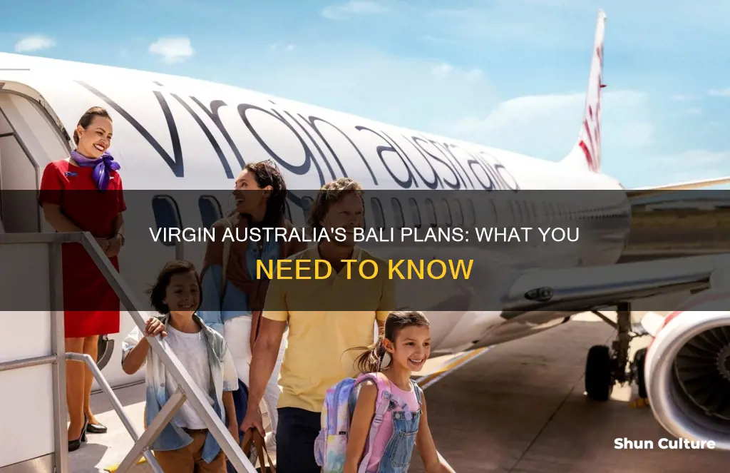 do virgin australia fly to bali