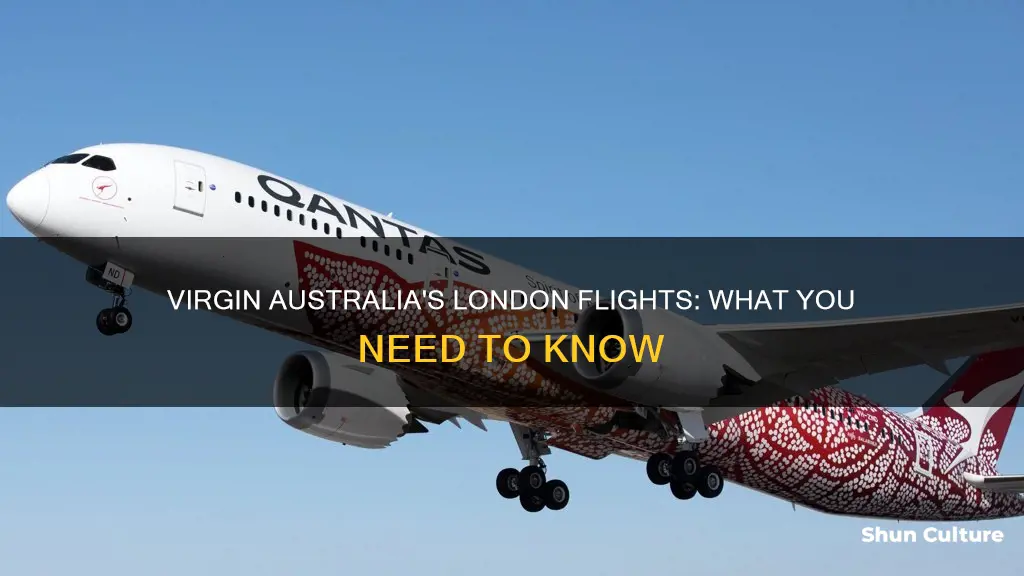 do virgin australia fly to london
