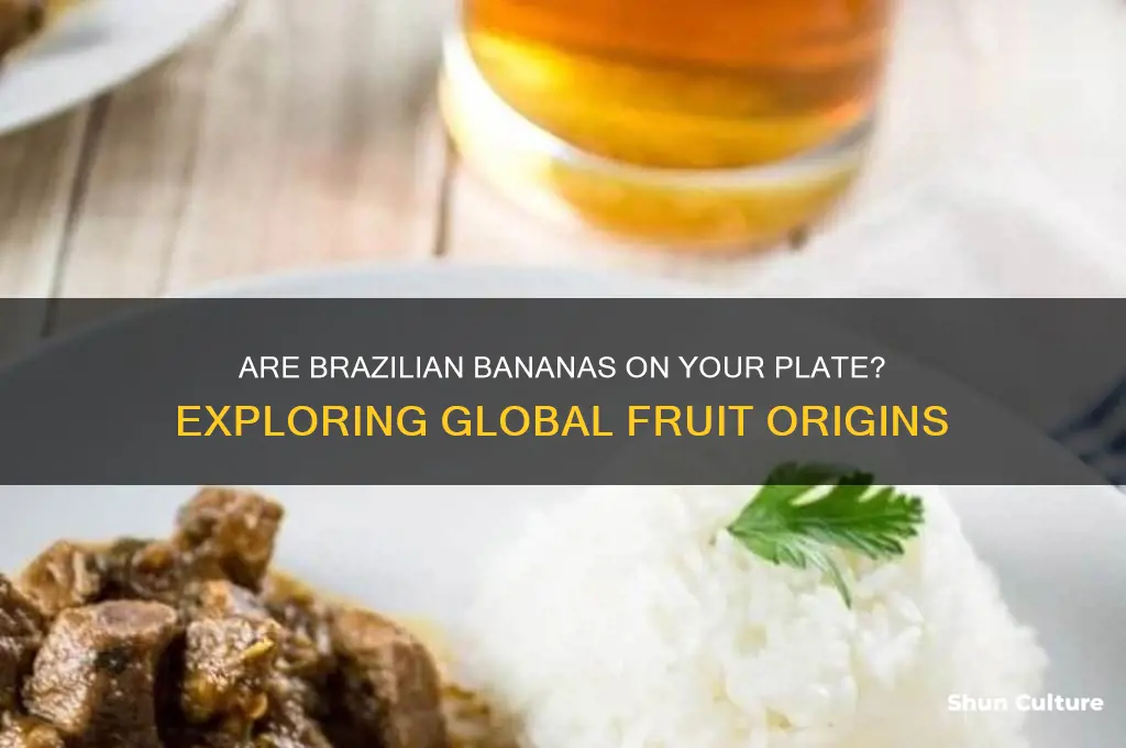 do we get bananas from brazil