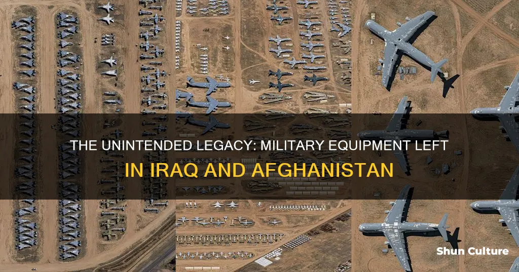 do we leave behind military equipment in iraq and afghanistan