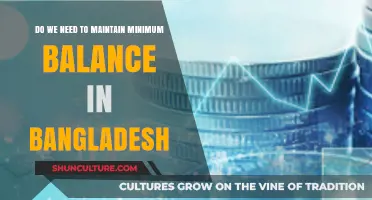 Do Bangladeshi Bank Accounts Require Minimum Balance Maintenance?