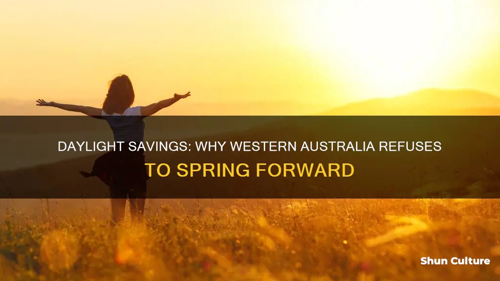 do western australia have daylight savings
