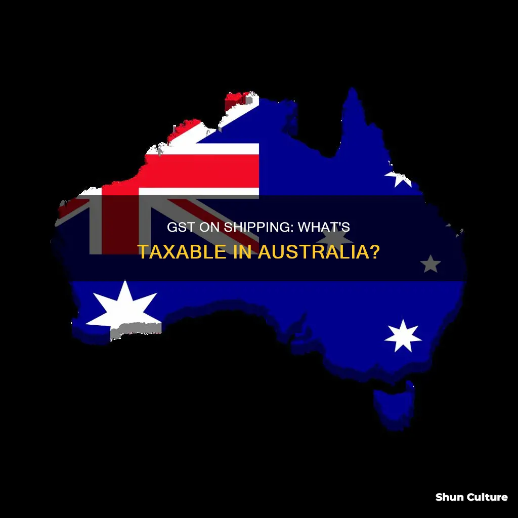 do you charge gst on shipping in australia