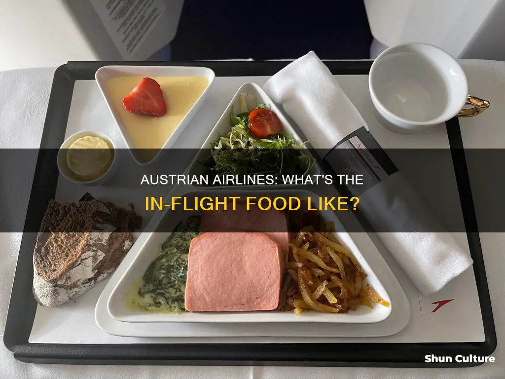 do you get food on austrian airlines