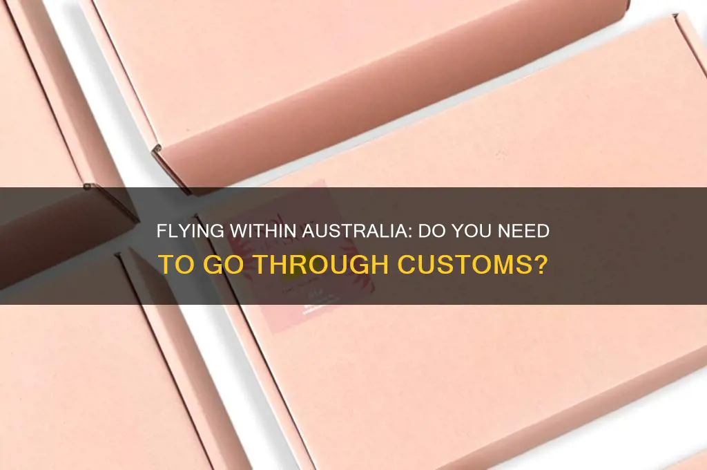 do you have to go through customs flying in australia