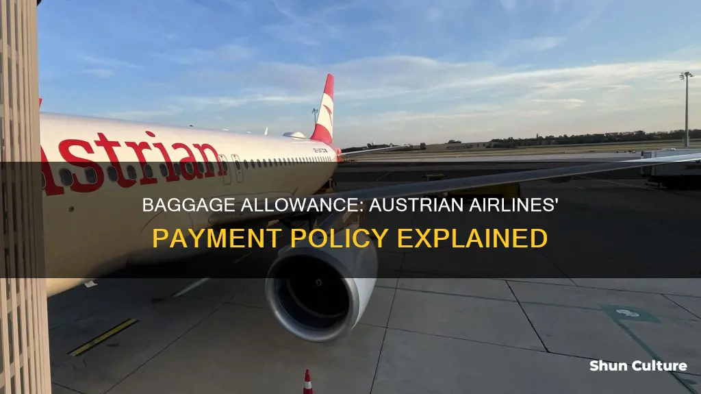 do you have to pay with austrian airline for baggage