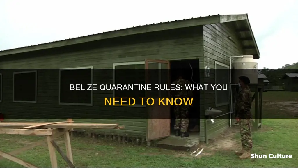 do you have to quarantine in belize