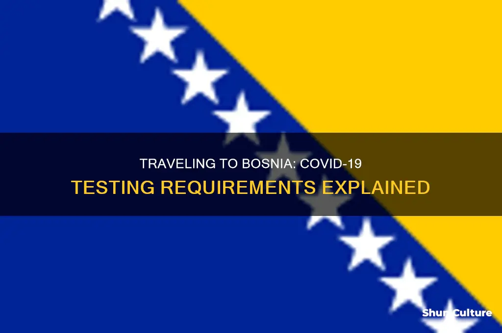do you need a negative covid test to enter bosnia