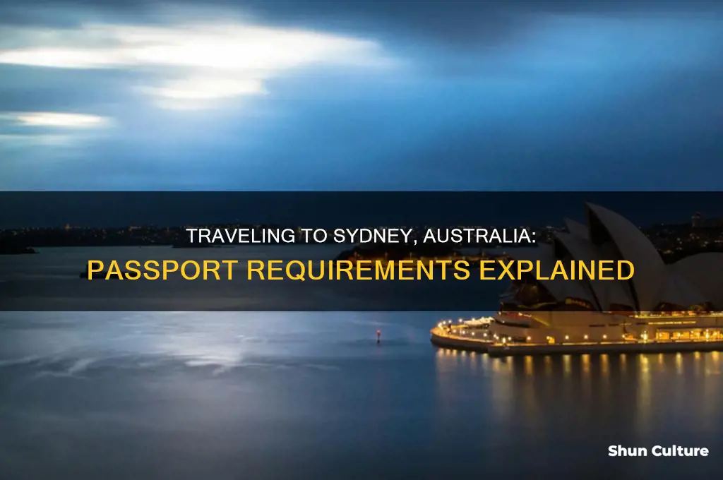 do you need a passport to go to sydney australia