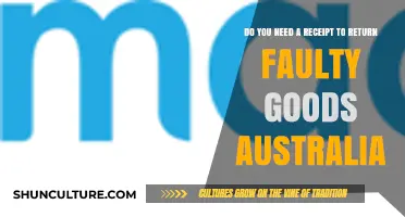 Returning Faulty Goods in Australia: Receipt Required or Not?