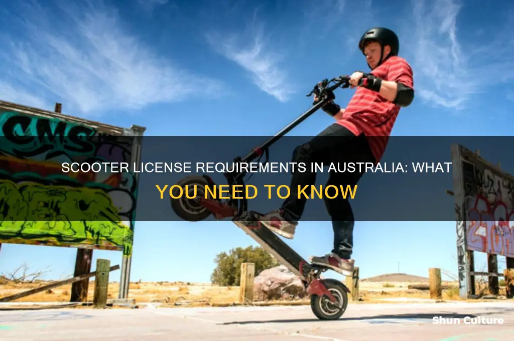 do you need a scooter license in australia