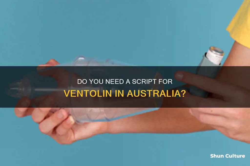 do you need a script for ventolin australia