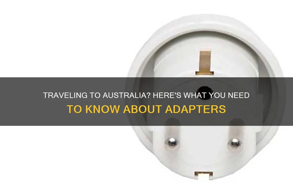 do you need an adapter in australia