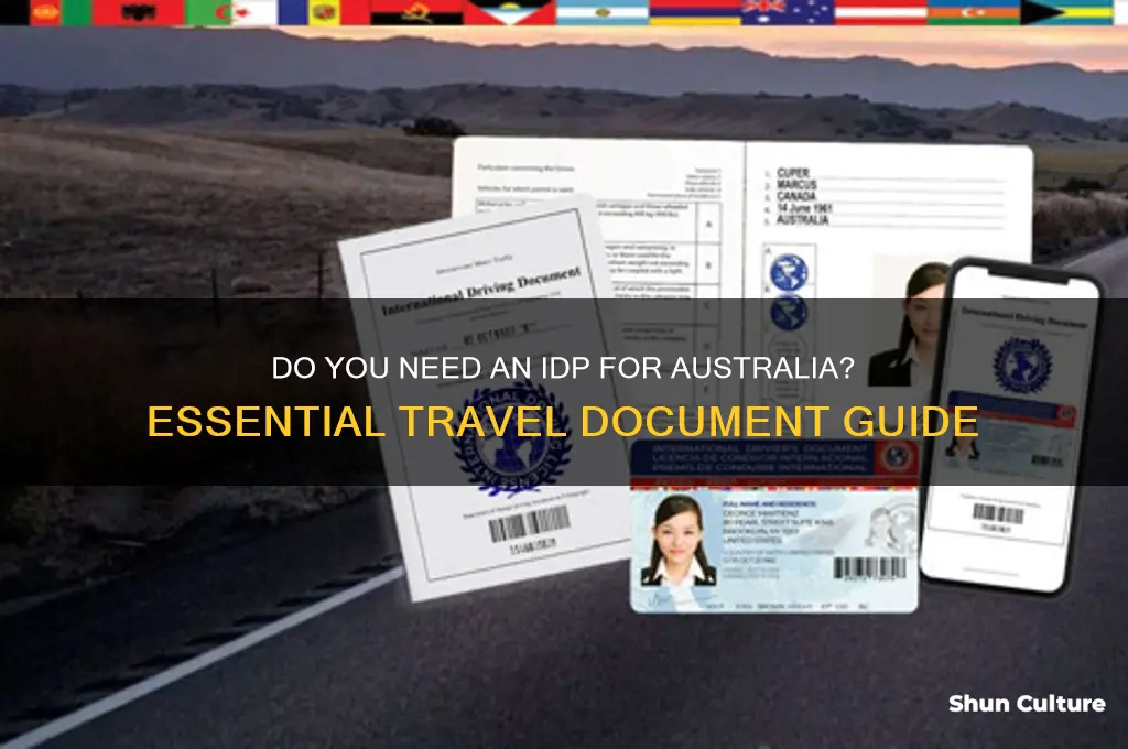 do you need an idp for australia