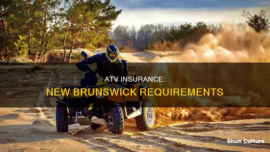 do you need atv insurance in new brunswick