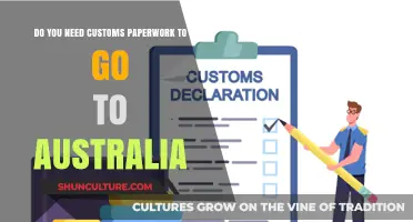 Traveling to Australia: Understanding Customs Paperwork Requirements for Visitors