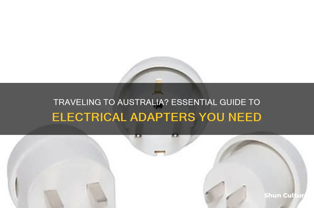 do you need electrical adapters in australia