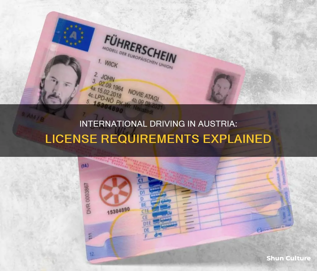 do you need international drivers license in austria