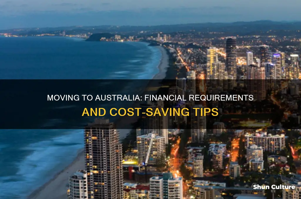 do you need money to move to australia