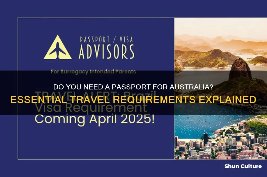 do you need passport for australia