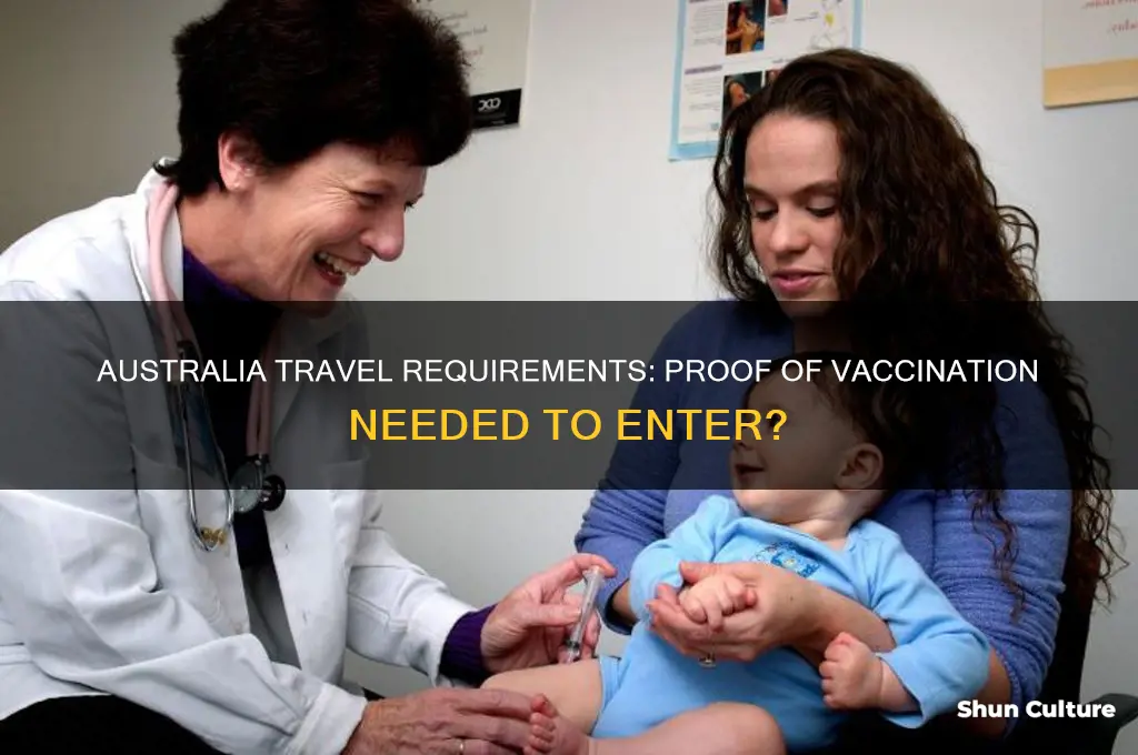 do you need proof of vaccination to enter australia