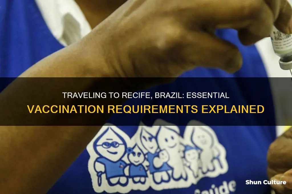 do you need shots to go to recife brazil
