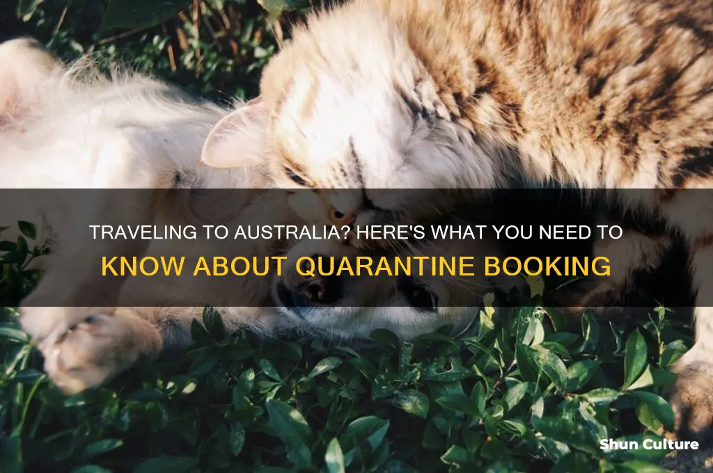 do you need to book quarantine in australia