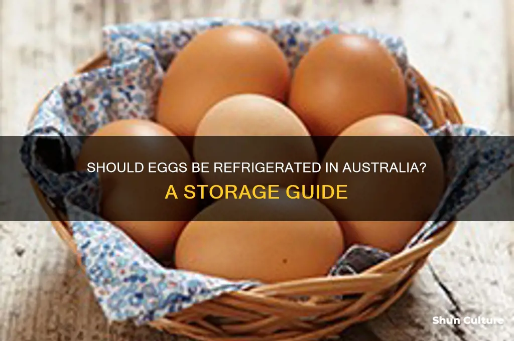 do you need to refrigerate eggs australia