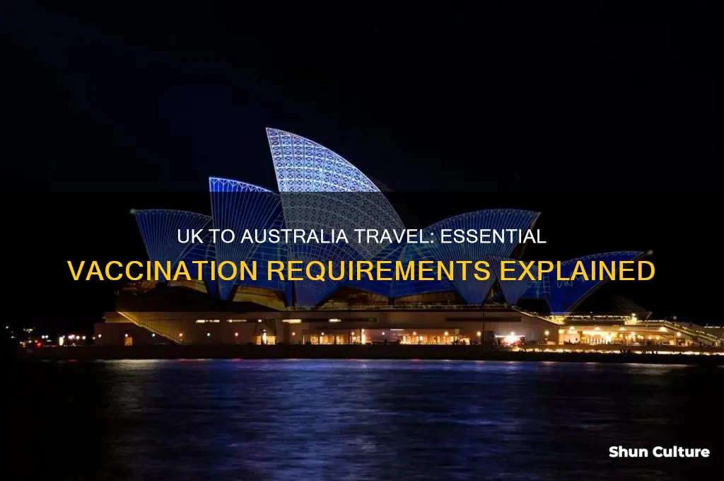 do you need vaccinations for australia from uk