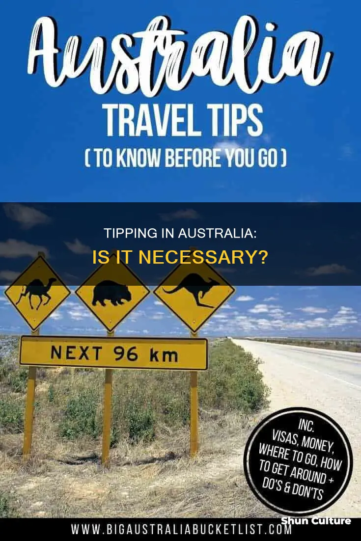 do you tip people in australia