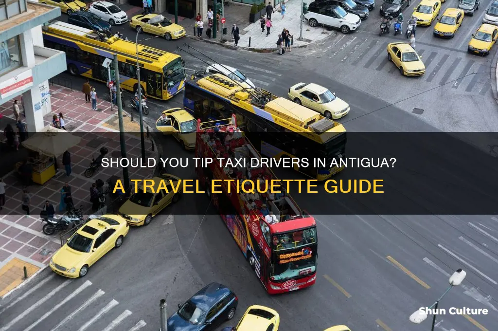 do you tip taxi drivers in antigua