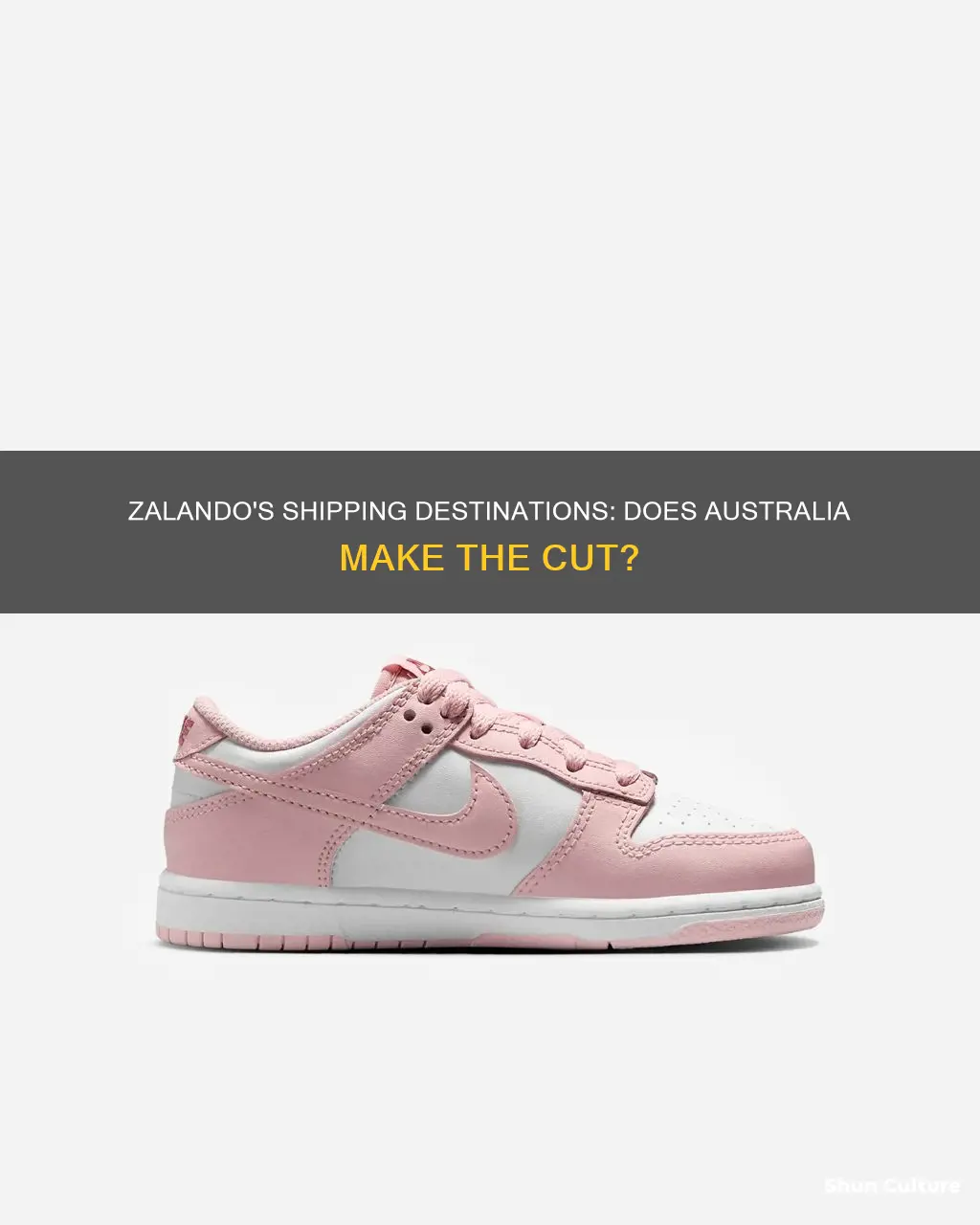 do zalando ship to australia