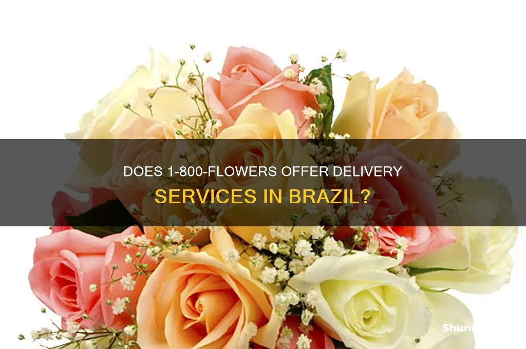 does 1 800 flowers deliver in brazil