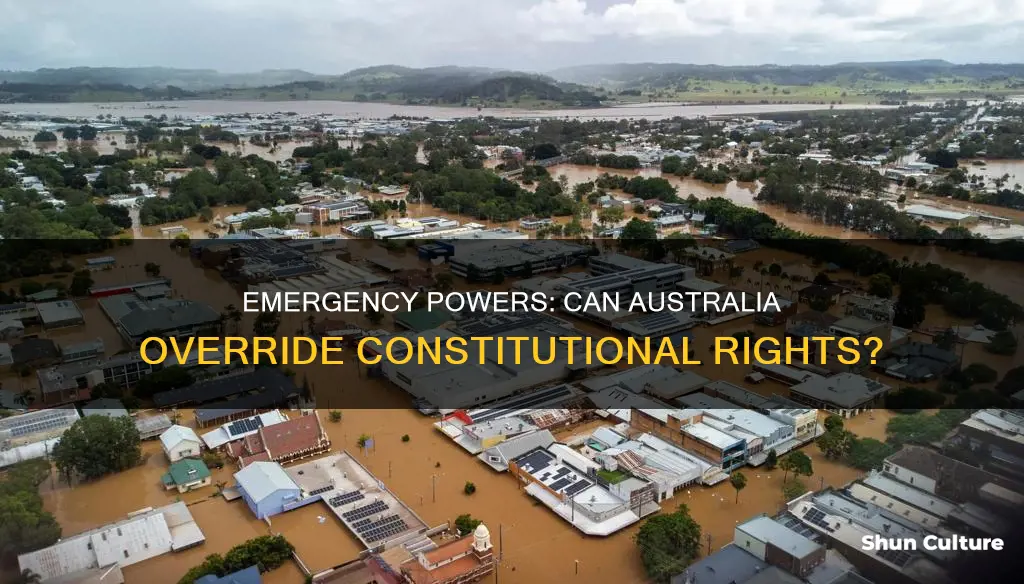does a state of emergency override constitutional rights australia