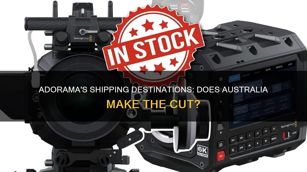 does adorama ship to australia