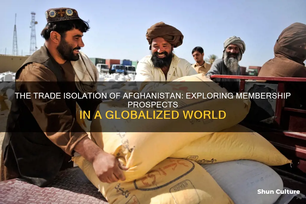 does afghanistan belong to any trade organizations