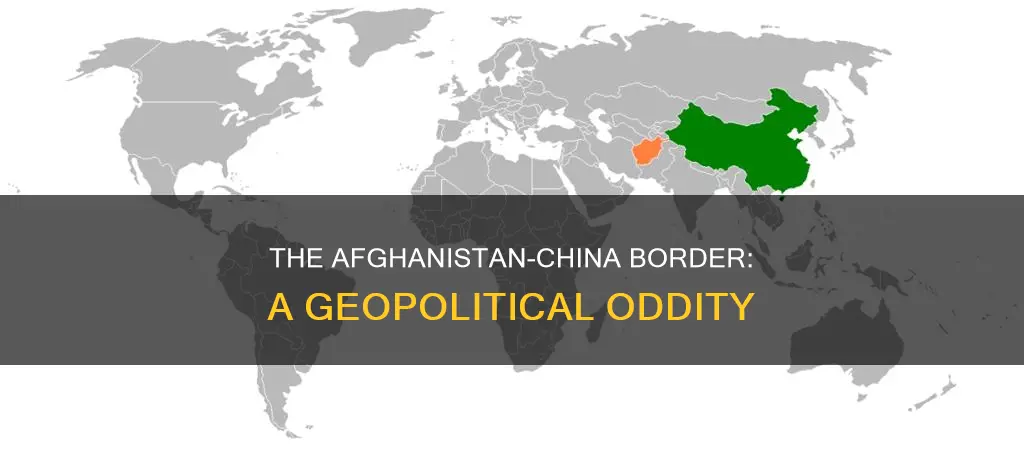 does afghanistan border china