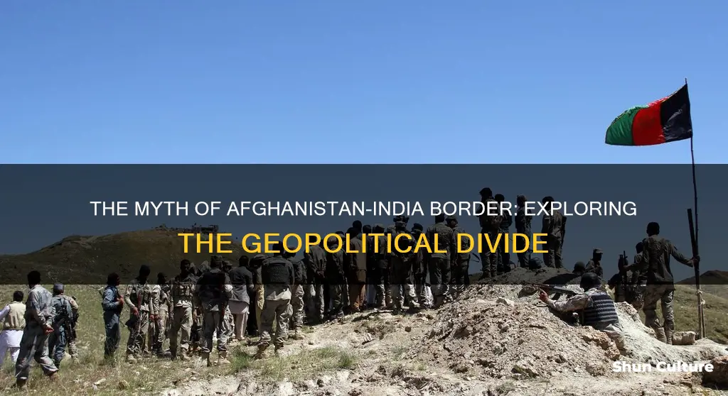 does afghanistan border india