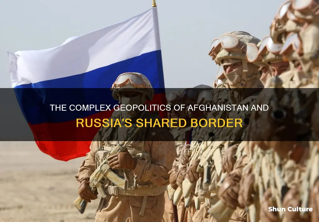 does afghanistan border russia