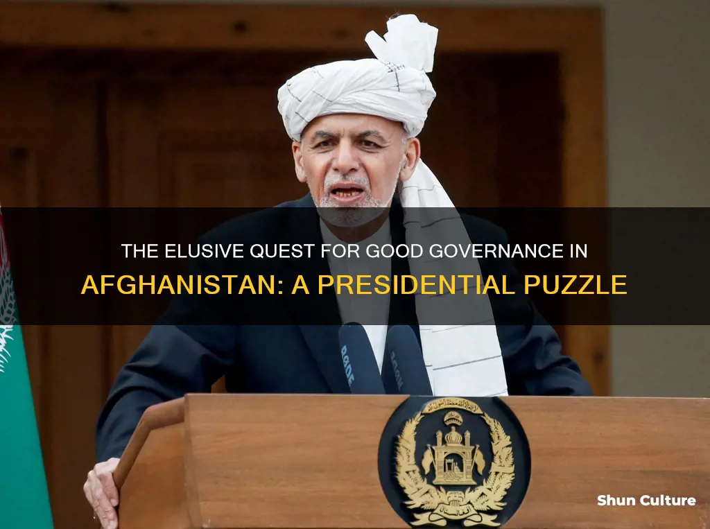 does afghanistan have a good president