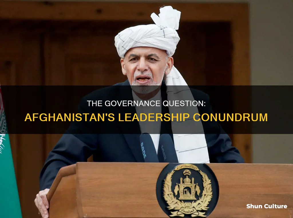 does afghanistan have a president or prime minister