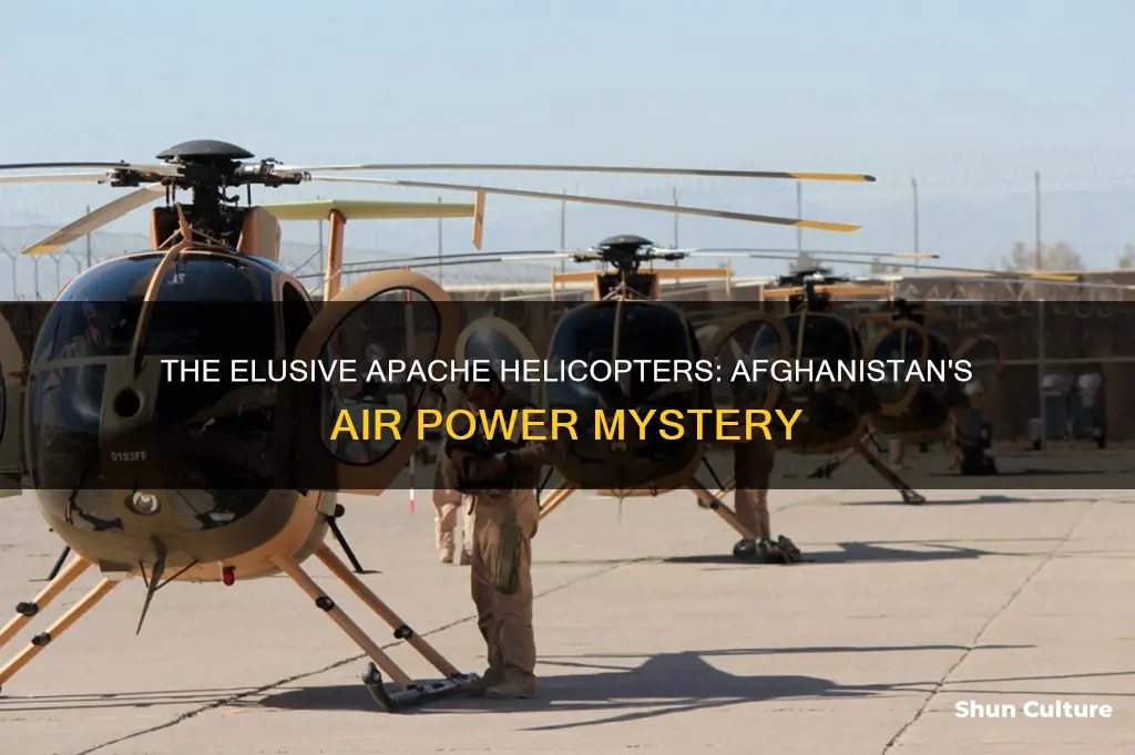 does afghanistan have apache helicopters