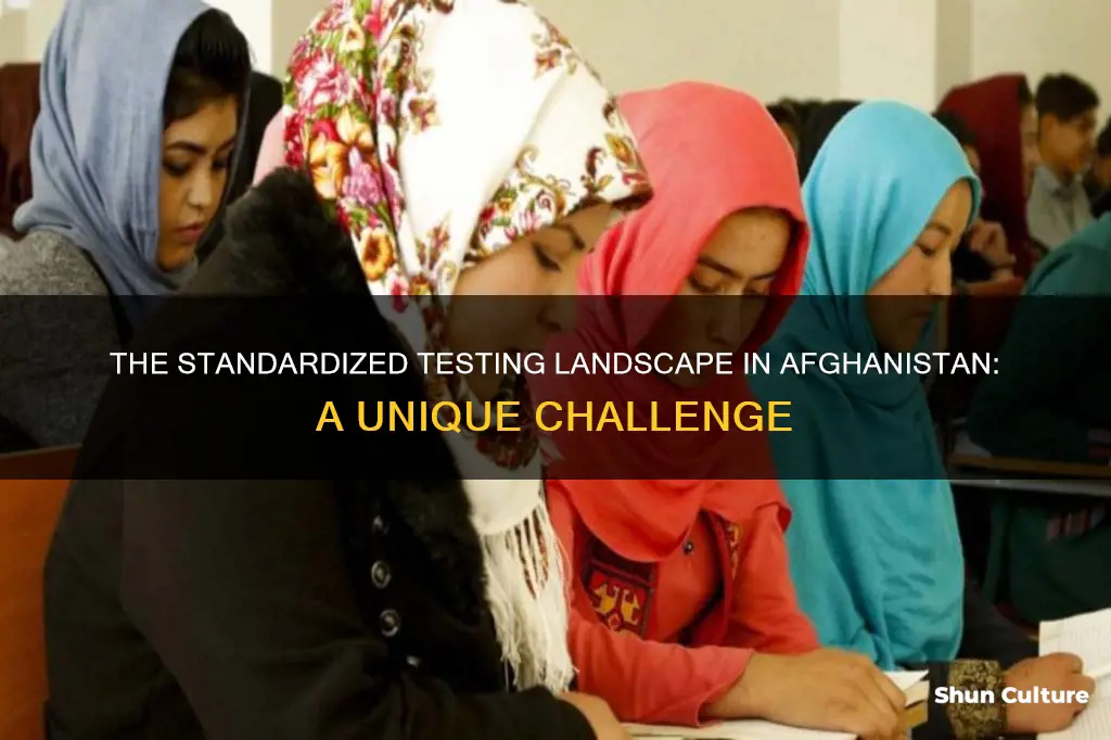 does afghanistan have standardized testing