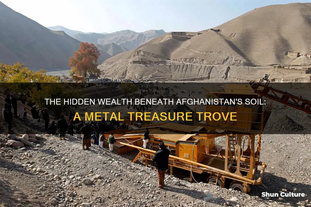 does afghanistan have valuable metals